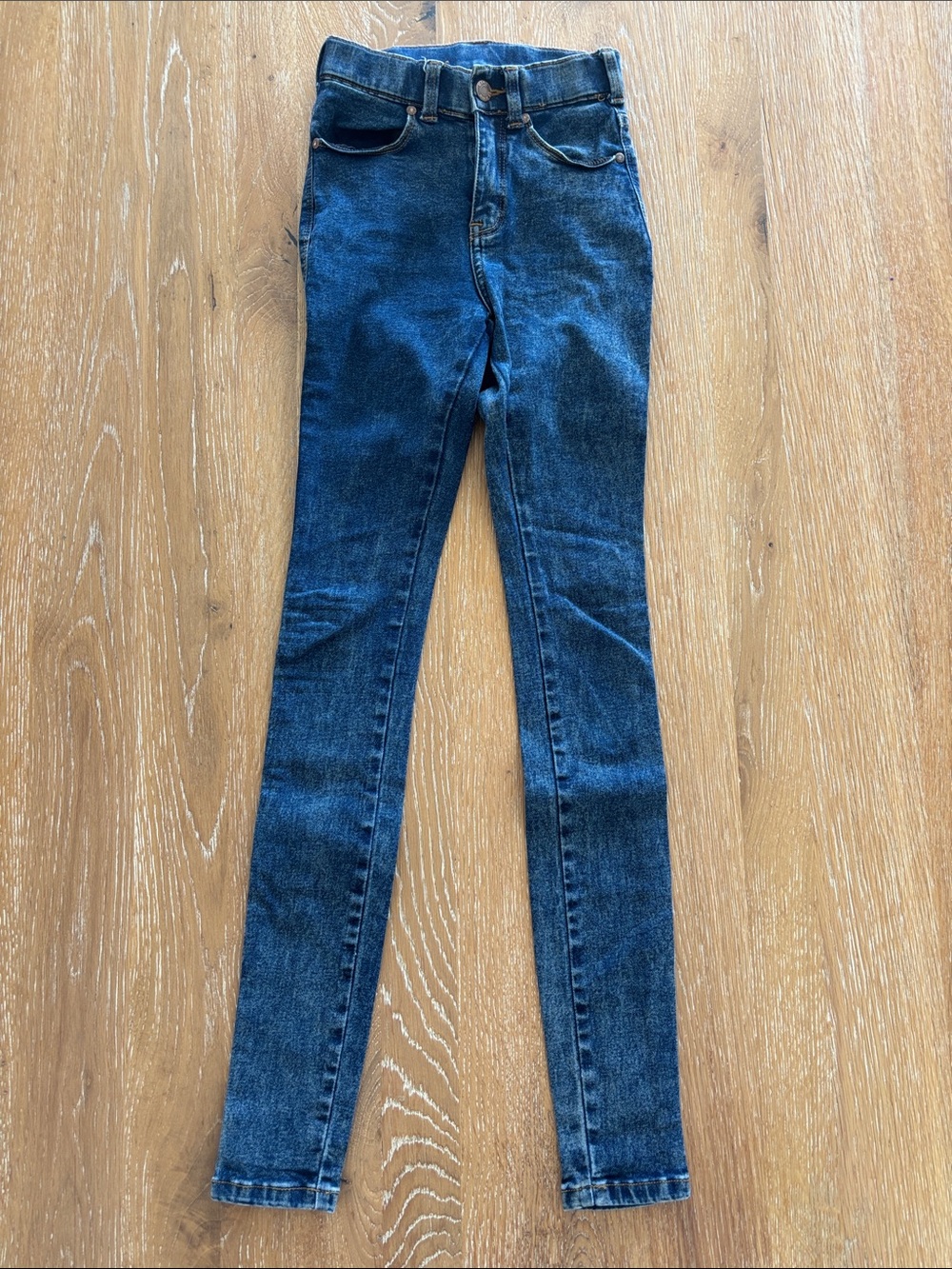 Dr. Denim Women's Dark Blue High-Rise Skinny Jeans